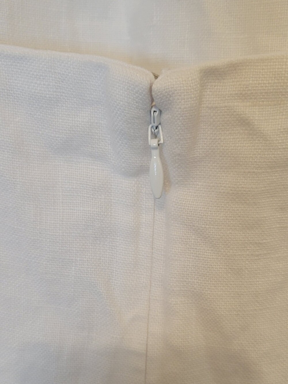 Madewell NWT 100% Linen White Midi Dress Size 4 Square Neck Adjustable Straps - Picture 4 of 9
